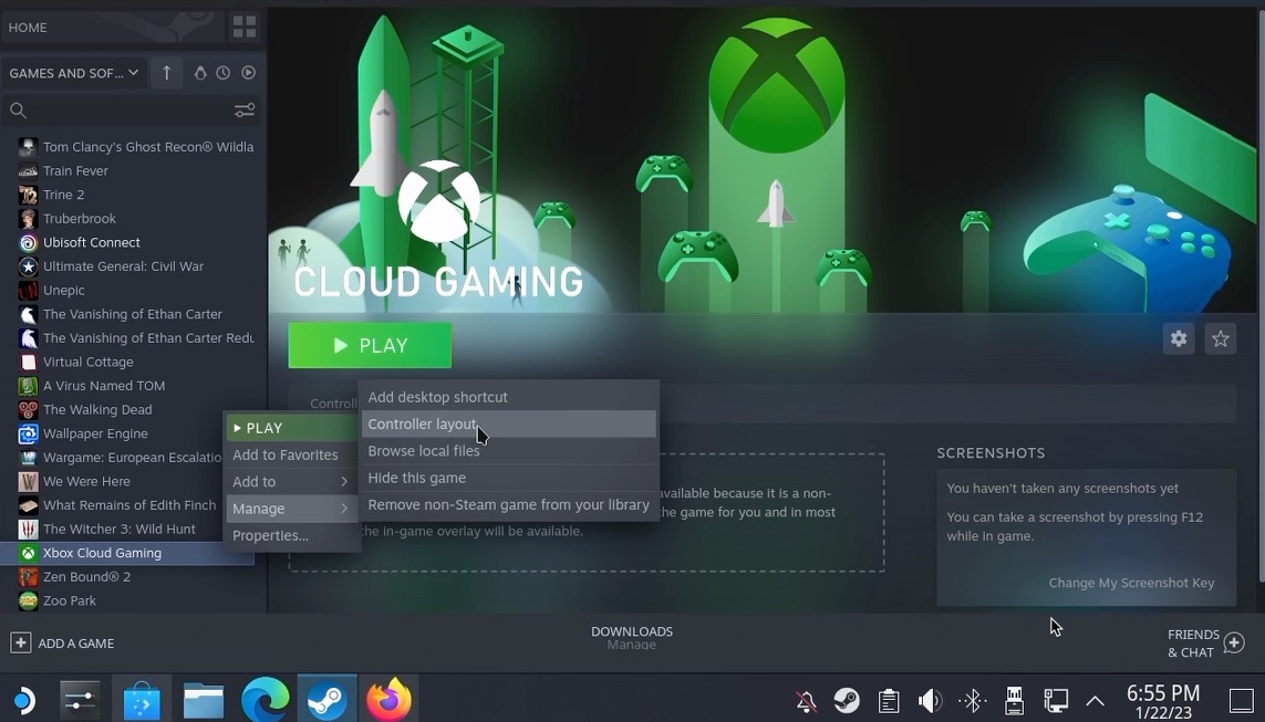 Xbox Cloud Gaming traz melhorias de desempenho na Steam Deck e Linux